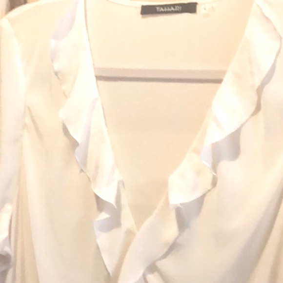 SOLD TAHARI 100% Silk Blouse - Picture 3 of 7